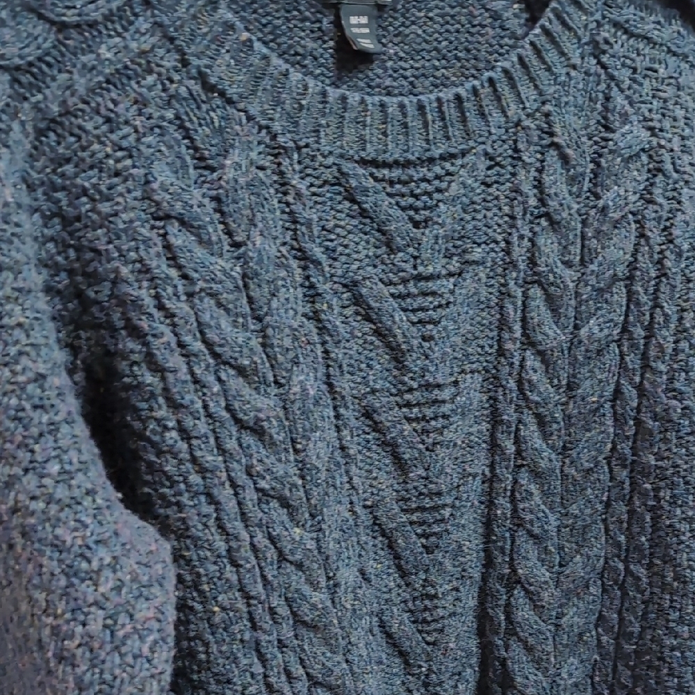 Roots Canada Textured Knit Sweater - Deep Teal - Picture 4 of 10